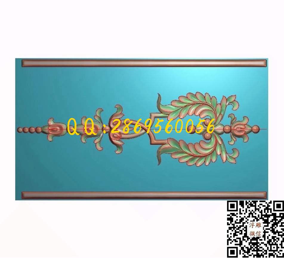 门花284-160_欧式竖洋花竖花竖长门花椭圆贴花门上花洋贴花竖雕洋花精雕图浮雕图